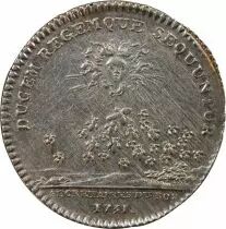 France Secretaires du Roi, Louis XV  Jeton Argent 1731 (Émission De 1767)