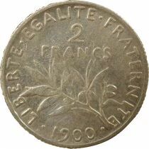 France Seed Sower - 2 Silver Francs - 1900 Paris