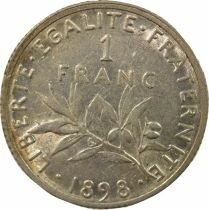 France Seed Sower - Silver Franc - 1898 Paris