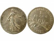 France Seed Sower - Silver Franc - 1899 Paris