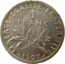 France Seed Sower - Silver Franc - 1907 Paris