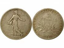France Semeuse - 2 Francs Argent - 1900 Paris