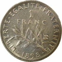 France Semeuse - Franc Argent - 1898 Paris