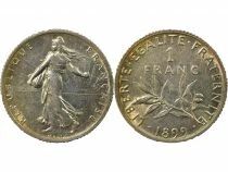 France Semeuse - Franc Argent - 1899 Paris