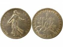 France Semeuse - Franc Argent - 1904 Paris