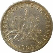France Semeuse - Franc Argent - 1904 Paris
