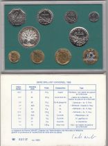 France Série Coffret BU 1989 - Monnaie de Paris 10 pièces - SPL