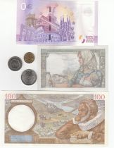 France Set France WWII - 3 Notes - 3 Coins