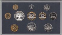 France Set in Proof condition 2000 - 11 coins - 1 centime to 100 francs
