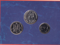 France Set of 3 coins 1996 in Francs BU