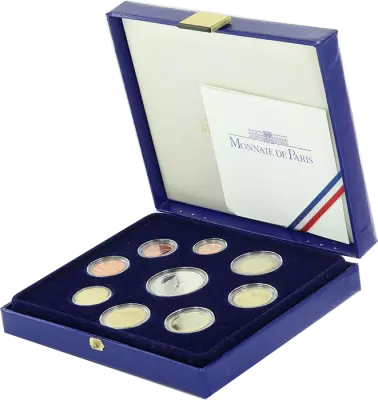 France Set of 9 Coins - 2007 - Proof