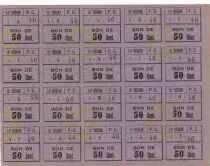 France Sheet of 50 cent x 20 ex - Prisonniers de guerre - 14&egrave;me r&eacute;gion - Lyon - WWI