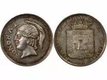 France Société Archéologique de Touraine - Jeton Argent Poinçon Main (1845-1860)