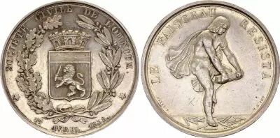 France Soci�t� Civile de l\'Omnium - Lyon - 1838 - Silver