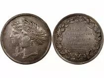 France Société d\'Agriculture de la Seine Inférieure  Jeton Argent 1819