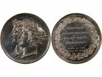 France Société d\'Agriculture de La Seine Inferieure  Jeton Argent 1819