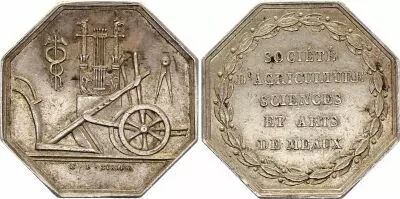 France Soci�t� d\'Agriculture et des Arts de Meaux - ND - Silver