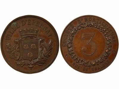 France Soci�t� d\'Horticulture d\'Epernay - M�daille Bronze