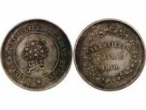 France Société d\'Horticulture de Seine et Oise  - Jeton Argent 1840