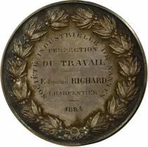 France Soci&eacute;t&eacute; Industrielle de Nantes - M&eacute;daille Argent, E. Richard - 1884