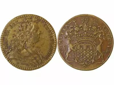 France States of Artois, Louis XV - Brass Token - Issue of 1726