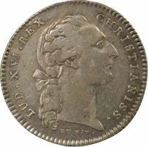 France States of Brittany, Louis XV ? Silver Token - 1776 Rennes