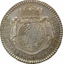 France States of Brittany, Louis XV ? Silver Token - 1784/68 Rennes