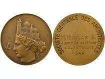 France Ste Centrale des Architectes - Médaille Bronze, M Nicolas G - 1944