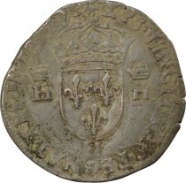 France Teston à la tête nue - Henri II - 1557 H La Rochelle