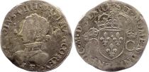 France Teston Charles IX - 1562  E Tours - Silver  - 2 nd type