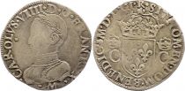 France Teston Charles IX - 1562 M Toulouse  - Silver  - 2 nd type - F to VF