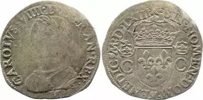 France Teston Charles IX - 1563 M Toulouse - Argent - 2 �me type - B