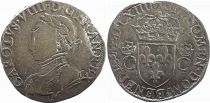 France Teston Charles IX - 1564 M Toulouse  - Silver  - 2 nd type - F to VF