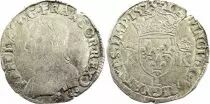 France Teston Charles IX - 1573  L Bayonne  - Silver  - 4th type - Fine - a.F