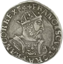 France Teston François I (1515-1547) - 8ème type - Argent - Lyon