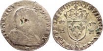France Teston François II au nom de Henri II - 1559 H La Rochelle - B+  - Argent - 1er type - 2nd ex