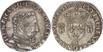 France Teston François II with name of Henri II - 1st type - 1560 - M Toulouse - Argent