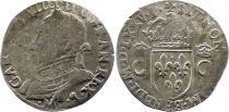 France Teston Henri III  with portrait of Charles IX - 1575 M Toulouse  - Silver  - 10 nd type - F