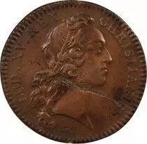 France Trésor Royal, Louis XIV - Jeton Cuivre 1741