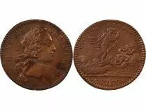 France Trésor Royal, Louis XIV - Jeton Cuivre 1741