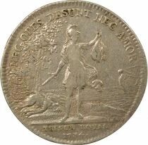 France Tr&eacute;sor Royal, Louis XV - Jeton Argent, Jason - 1734