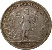 France Tresor Royal, Louis XV - Jeton Argent 1734
