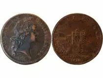 France Tresor Royal, Louis XV - Jeton Cuivre 1750