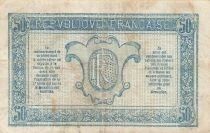 France Tr&eacute;sorerie Aux Arm&eacute;es - 50 Centimes - 1917 - S&eacute;rie J