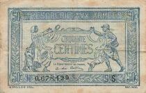 France Tr&eacute;sorerie Aux Arm&eacute;es - 50 Centimes - ND (1919) - S&eacute;rie S