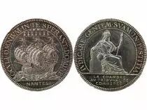 France Tribunal de Commerce de Nantes - Jeton Argent, Sans Poincon Corne