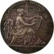 France Tribunal de Ière Instance de La Seine   Jeton Argent 1900