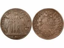 France Union & Force, Consulat - 5 Francs An 8/5 L Bayonne