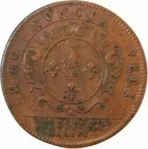 France Université De Paris  Jeton Cuivre 1699