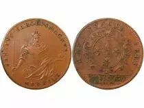 France Université De Paris  Jeton Cuivre 1699